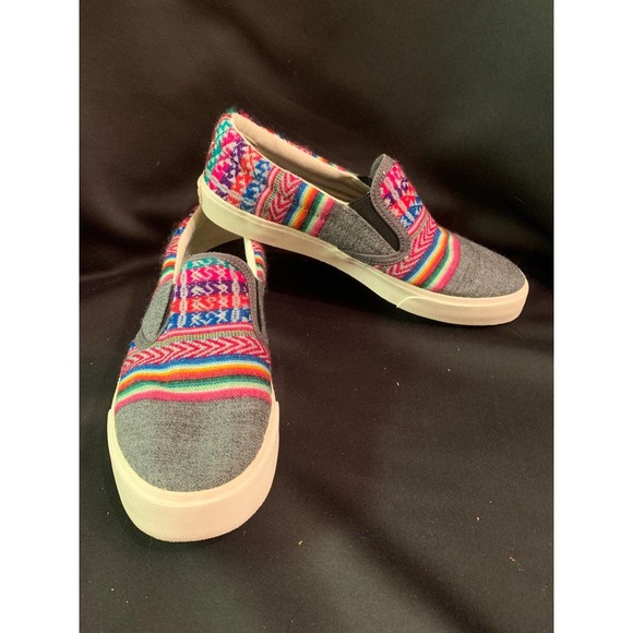 Inkkas slip on multicolor shoes - size W9 M7 - Picture 1 of 11